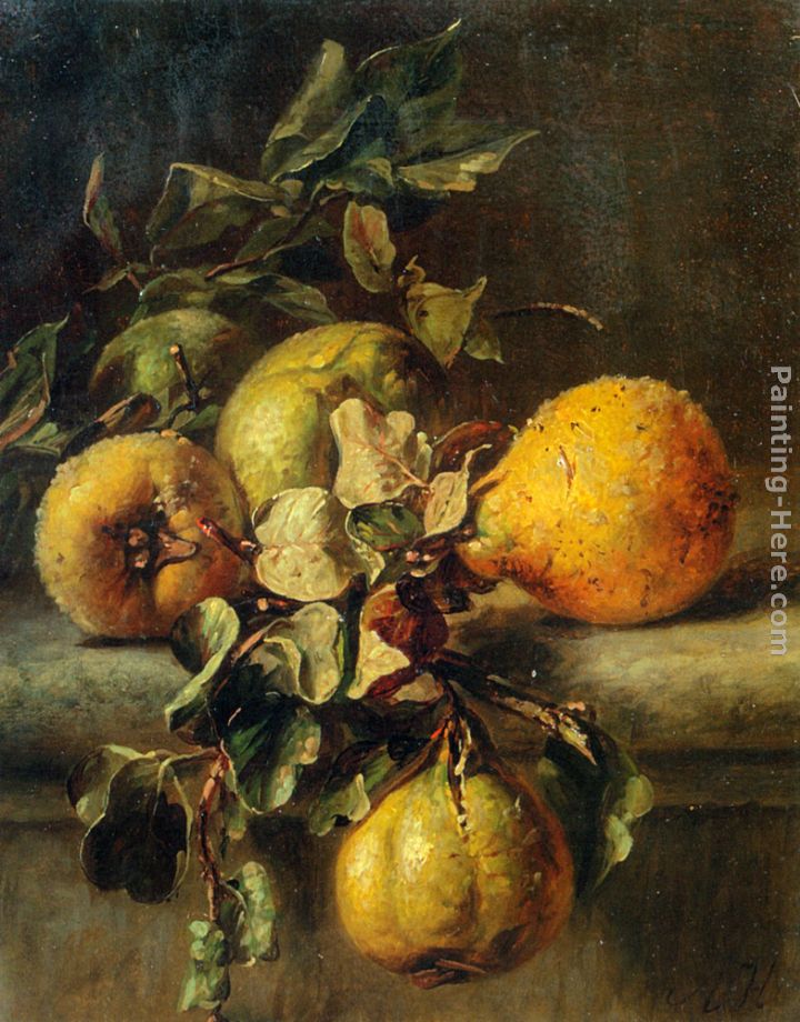 Quinces on a Ledge
